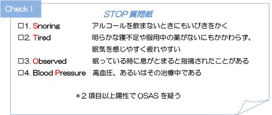 STOP質問紙